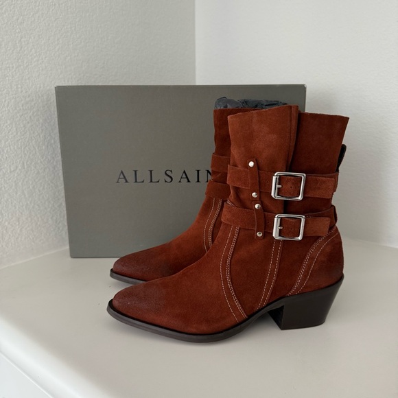 All Saints Shoes - AllSaints Harriet Suede Ankle Boots US 6